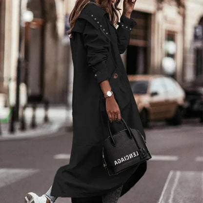 Women's Hooded Trench Coat