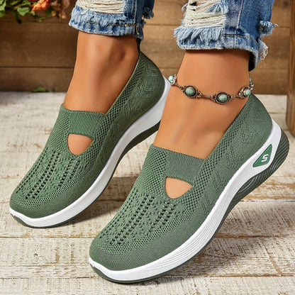 Women's Slip-On Sneakers Closed-Toe - Fashinoza