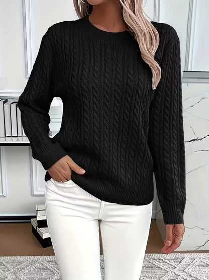 Gabriella | Women’s Spring Summer Cable Pattern Sweater