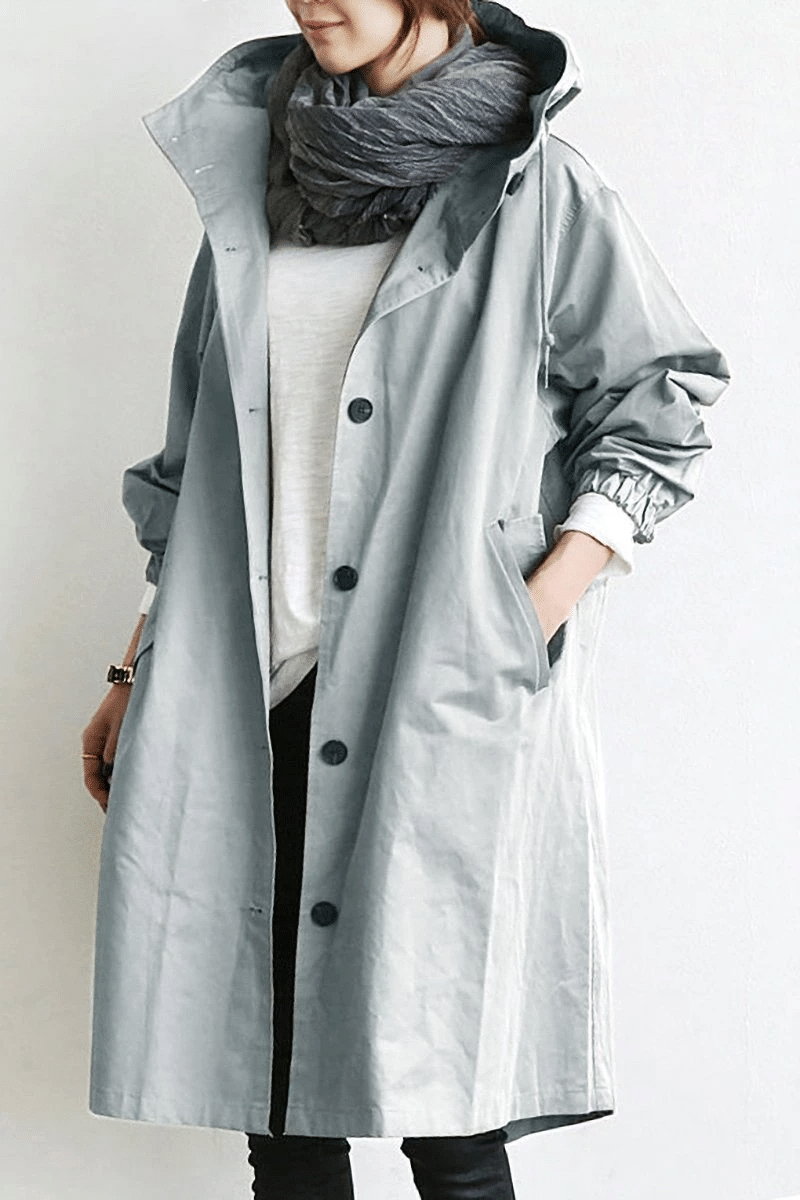 Women's Oversized Windbreaker Jacket Lightweight Waterproof