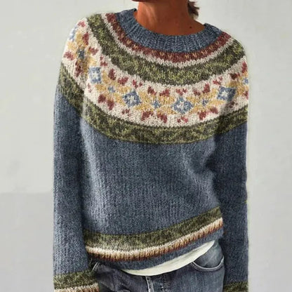Women's Nordic Print Sweater