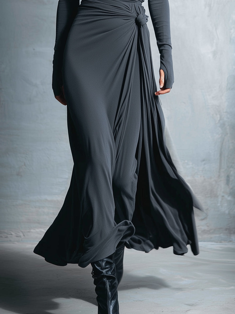 Women's Maxi Wrap Dress