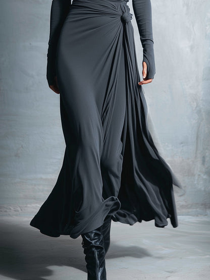 Women's Maxi Wrap Dress