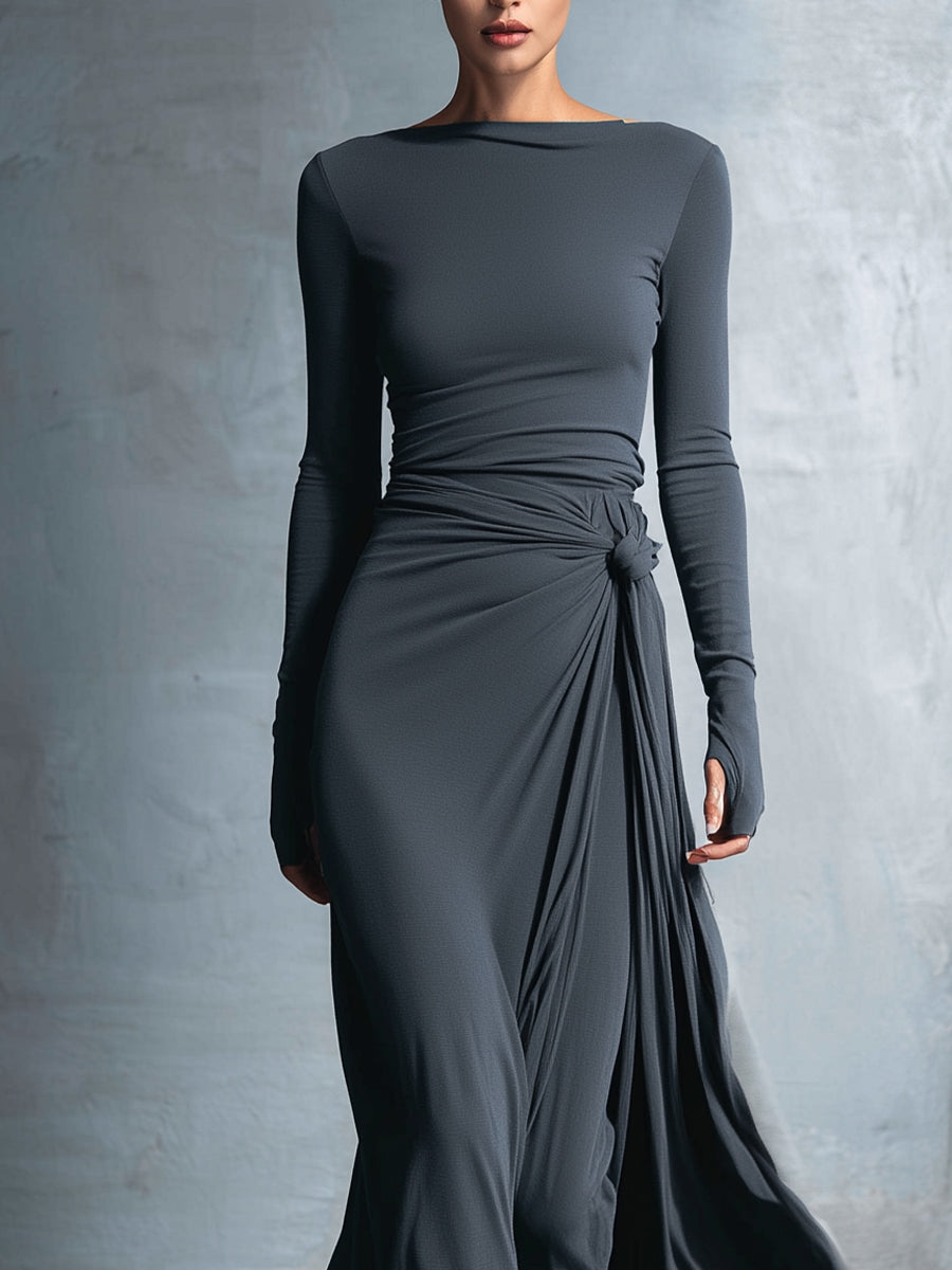 Women's Maxi Wrap Dress