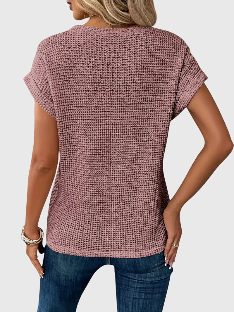 Women's Casual V-Neck Top For Everyday Comfort