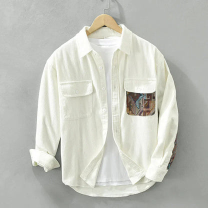 Men's Classic Long Sleeved Shirt Vintage Style