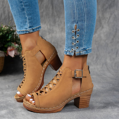 Women's Cushioned Adjustable Sandals - Fashinoza