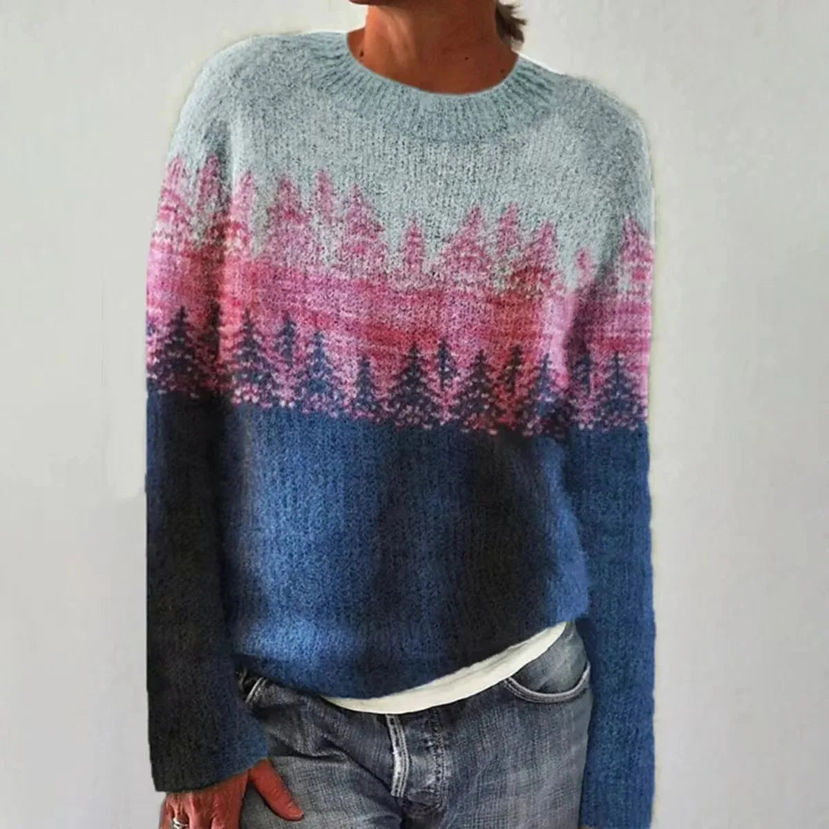 Women's Nordic Print Sweater
