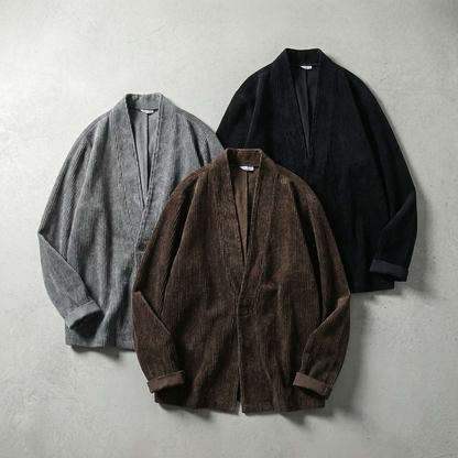 Corduroy Oxford Jacket - 
Fashinoza