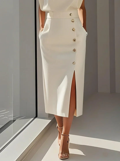 Women's Structured Midi Dress
