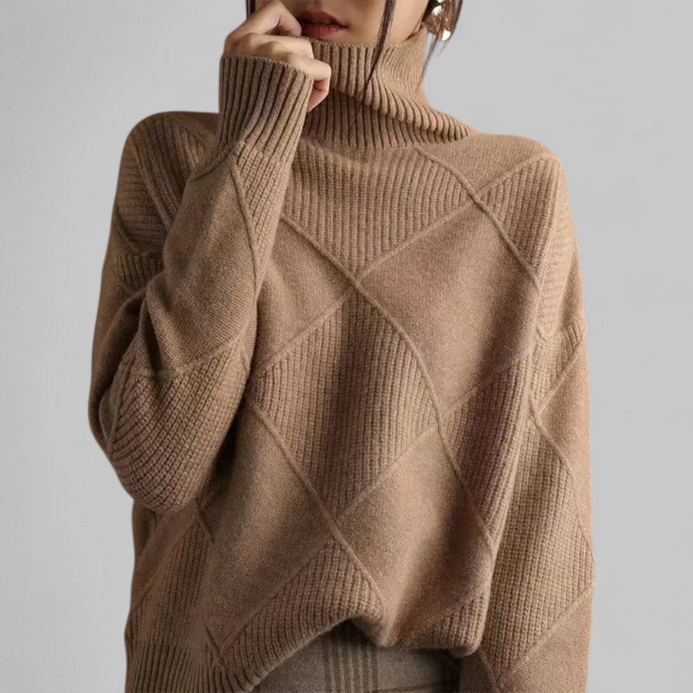 Audrey | Women’s Winter Turtleneck Long Sleeve Sweater