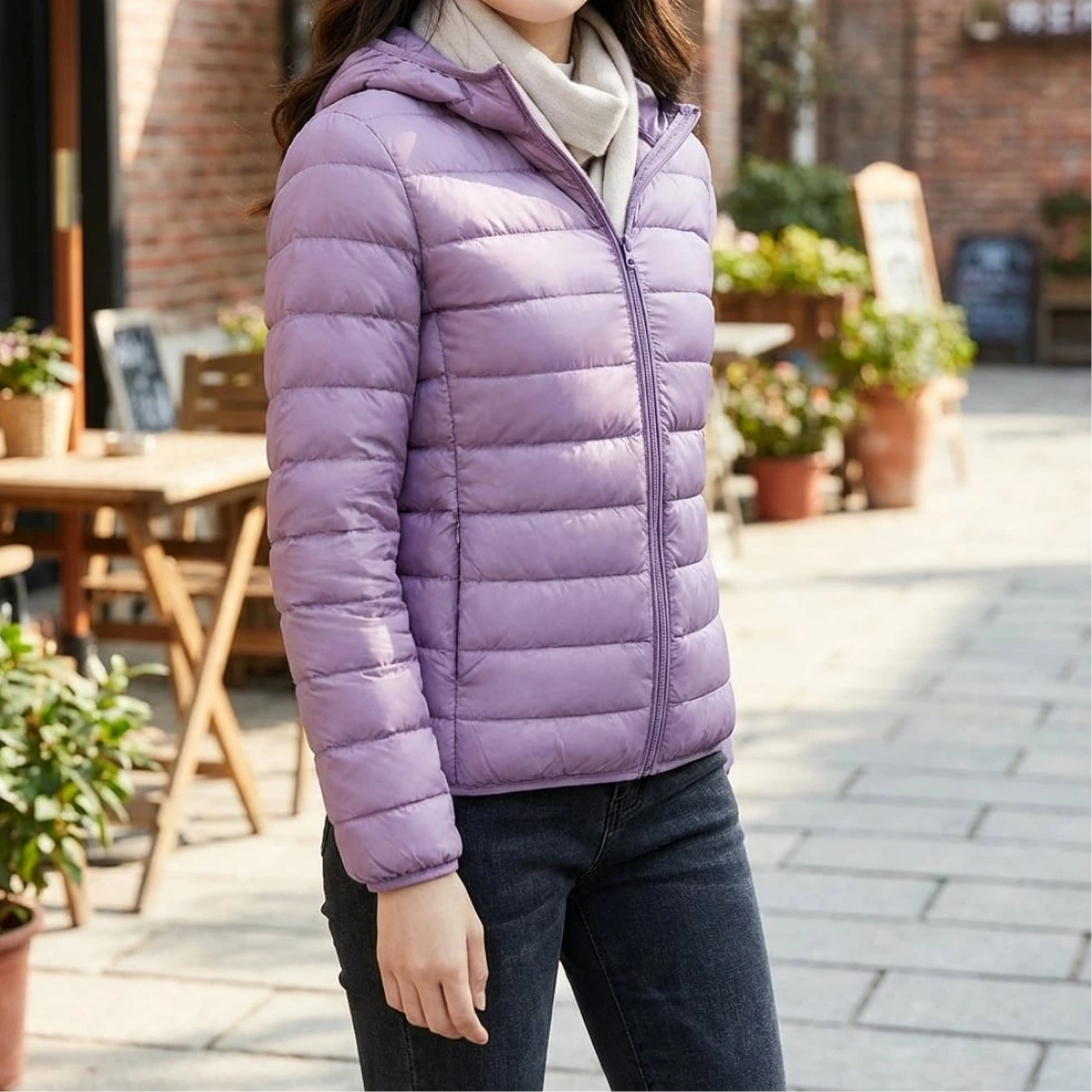 Women’s Lightweight Hooded Puffer Jacket