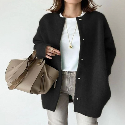 Women's Knit Cardigan Versatile Layered Style - Fashinoza