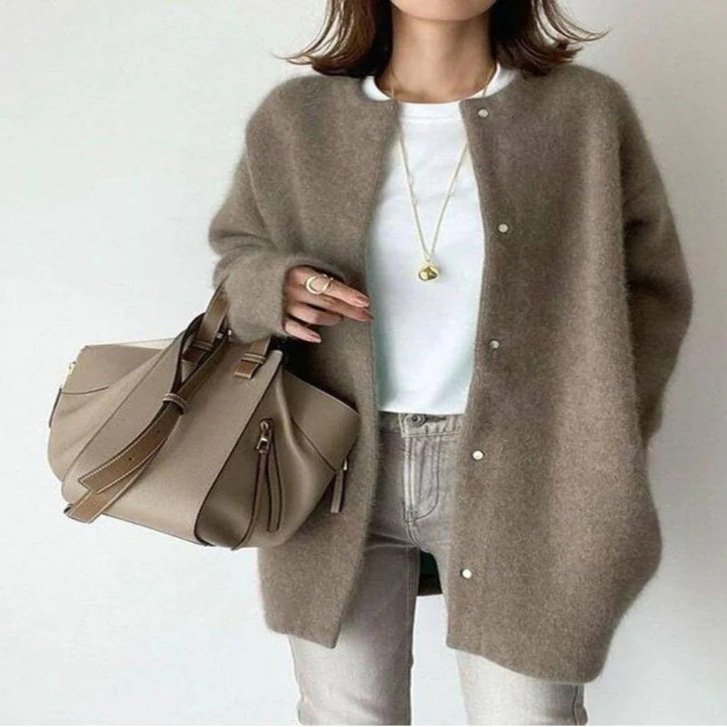 Women's Knit Cardigan Layered Look