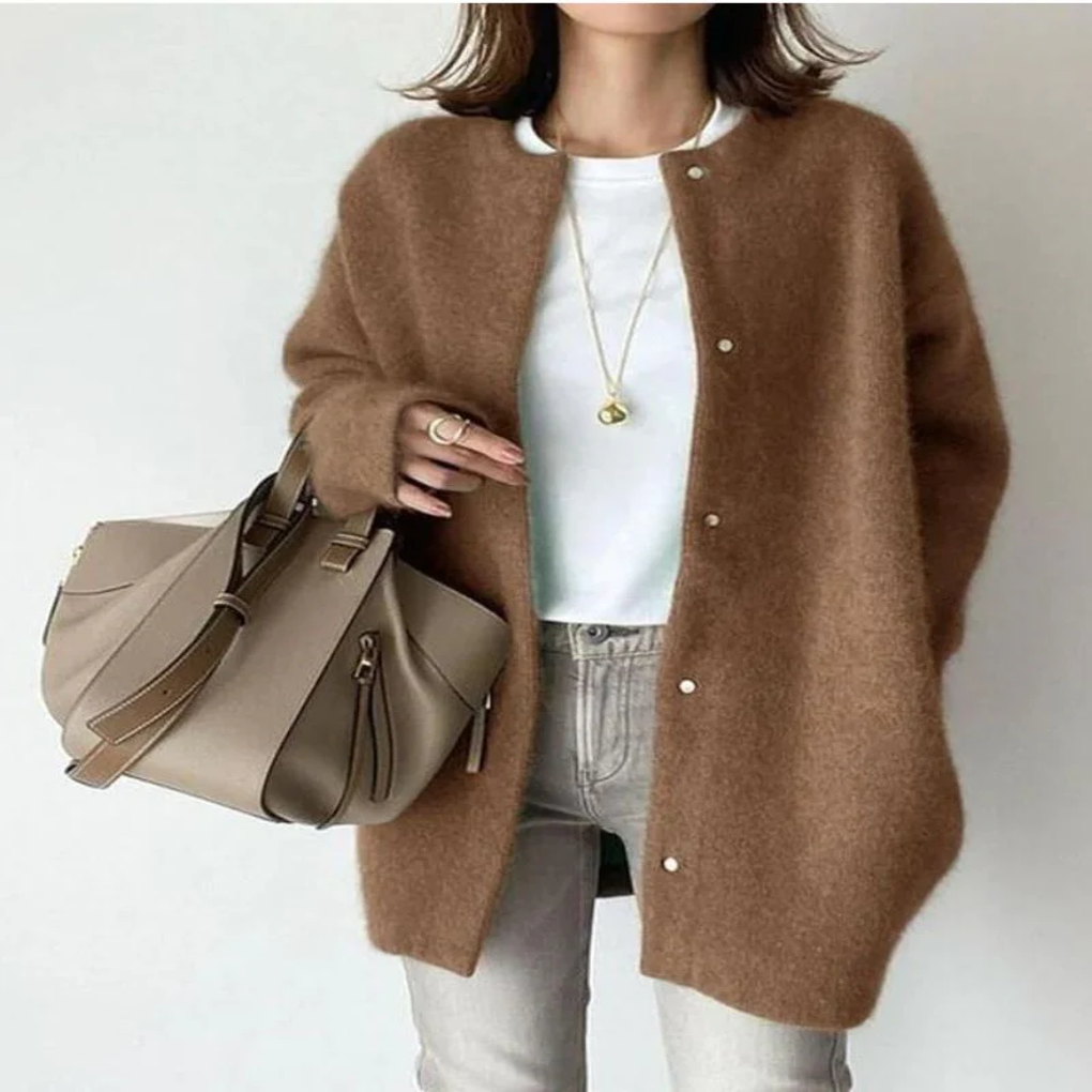 Women's Knit Cardigan Layered Look