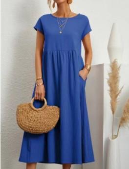 Image of Carmen | Women's A-Line Casual Midi Dress