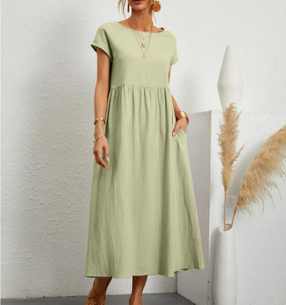 Image of Carmen | Women's A-Line Casual Midi Dress