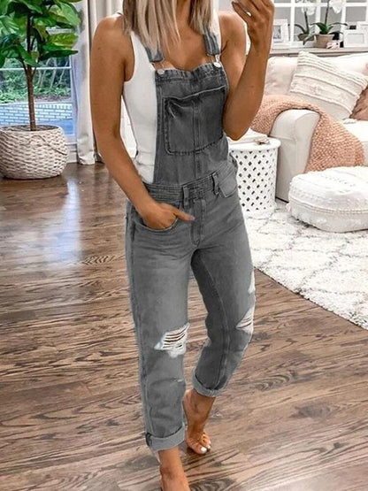 Urban Chic Women's Denim Jumpsuit