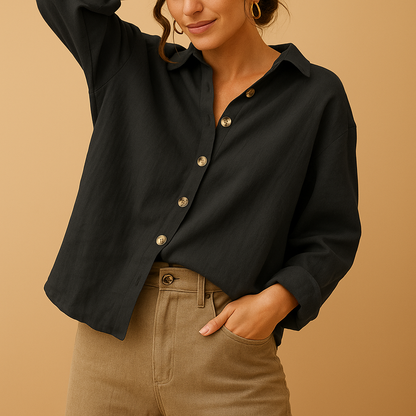 Women's Casual Blouse Feminine Fit - 
Fashinoza