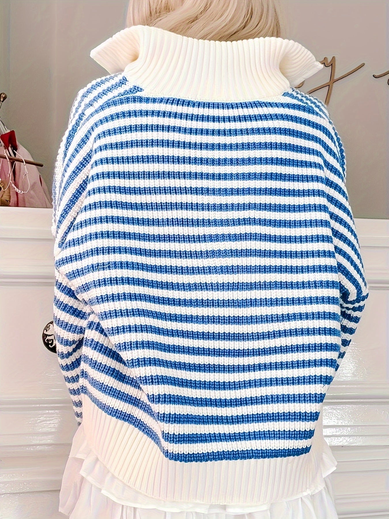 Marinne | Women’s  Half-Zip Knit Pullover