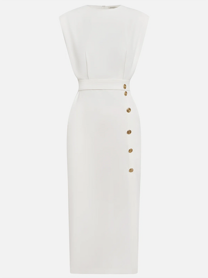 Women's Structured Midi Dress