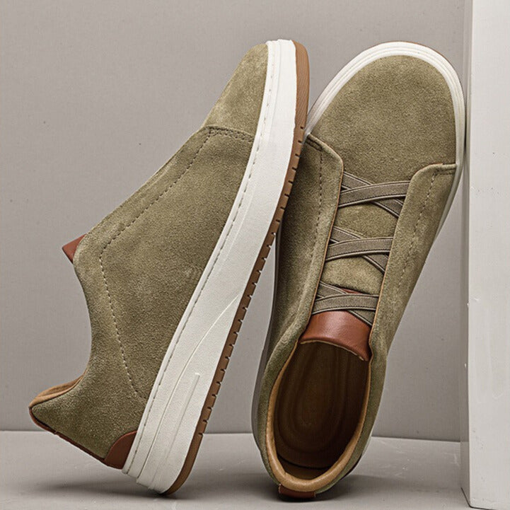 Men's Cowhide Casual Sneakers