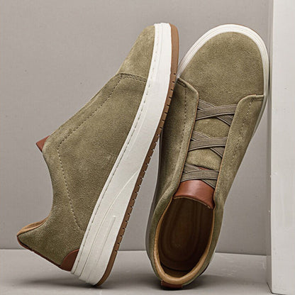 Men's Cowhide Casual Sneakers