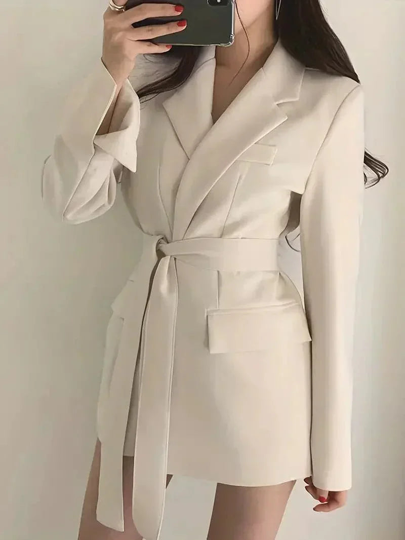 Women's Blazer Coat Wool Blend Versatile