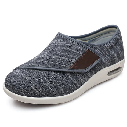 Women's Adjustable Orthopedic Walking Shoes Breathable Canvas Lightweight Slip-On