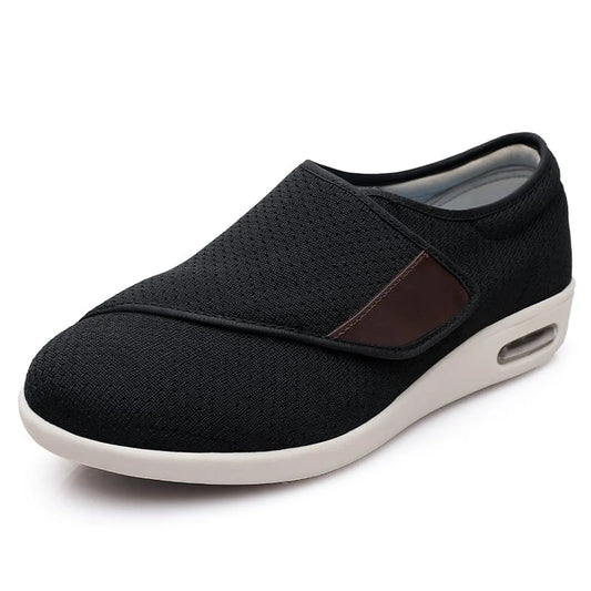 Women's Adjustable Orthopedic Walking Shoes Breathable Canvas Lightweight Slip-On