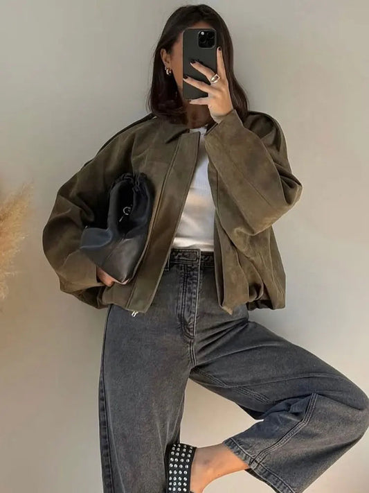 Women's Oversized Jacket - Fashinoza
