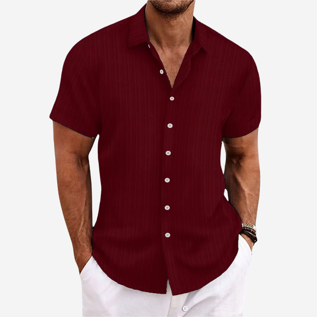 Men's Casual Button-Down Shirt
