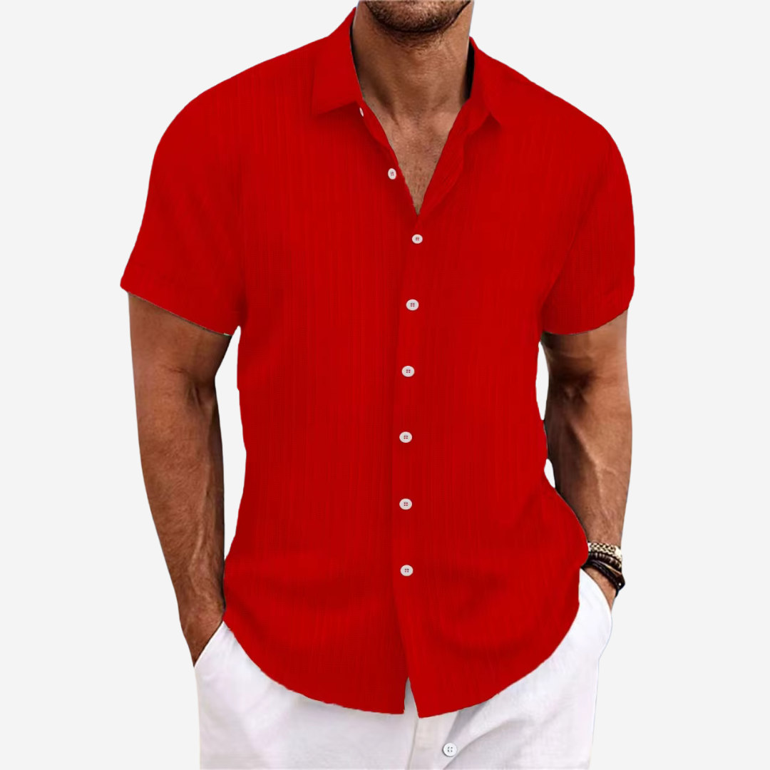 Men's Casual Button-Down Shirt