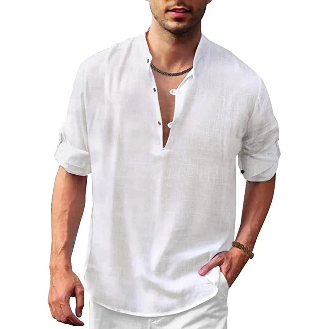 Men's Casual Button-Down Shirt