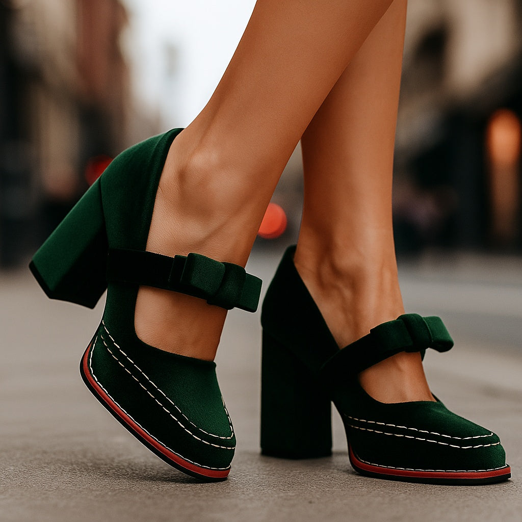 Clair Block Heels