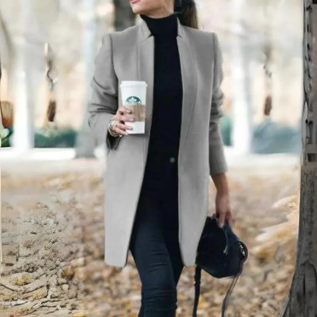 Women's Winter Coat Stand Collar Classic Warm - Fashinoza
