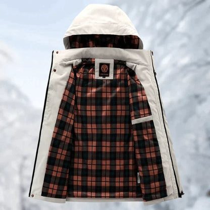 Men's Waterproof Hooded Windbreaker Jacket