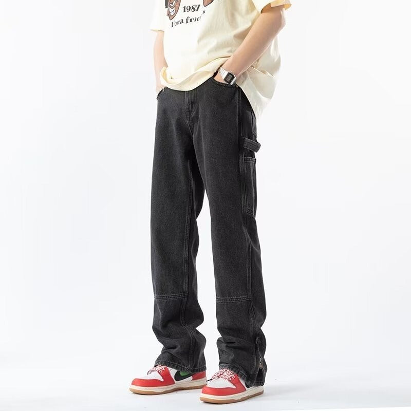 Men's Relaxed Fit Carpenter Pants - Fashinoza