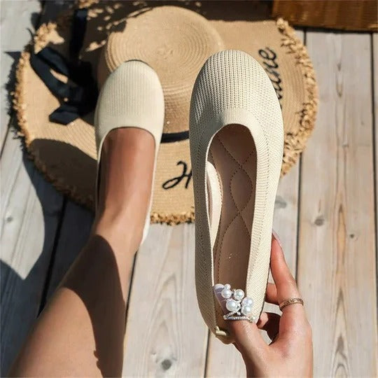 Women's Slip-On Ballet Flats Casual Everyday Shoes