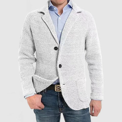 Men's Knit Casual Jacket - Fashinoza