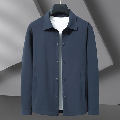 Curtis Men's Casual Snap Jacket - Fashinoza