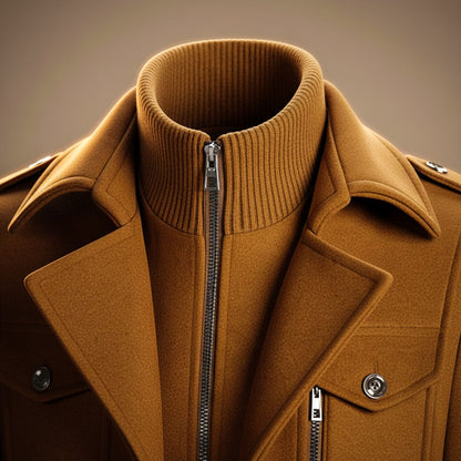 Matteo Legacy Virgin Wool Coat becomes: Matteo Men's Virgin Wool