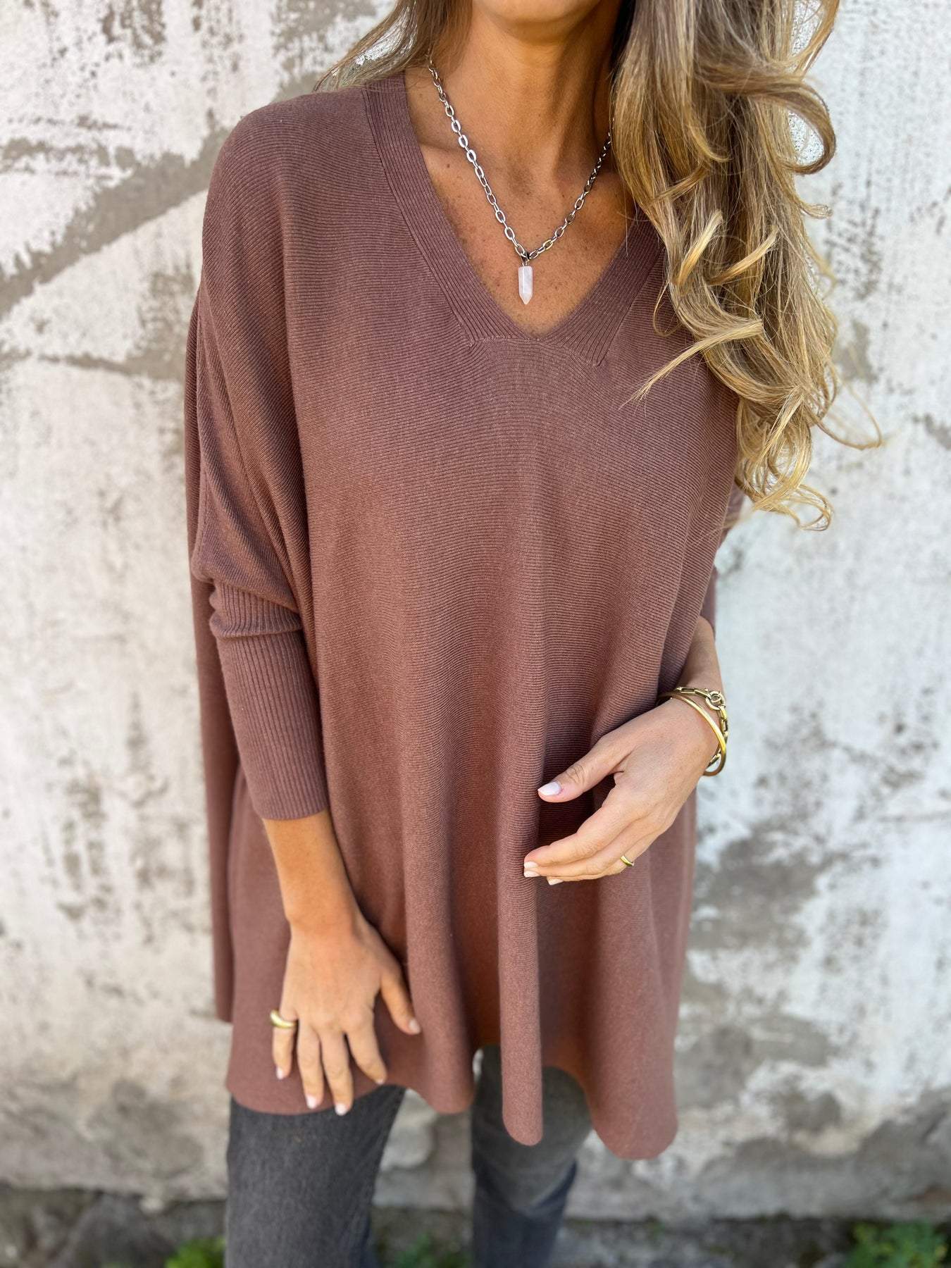 Charlotte | Women’s Summer V Neck Tunic Top