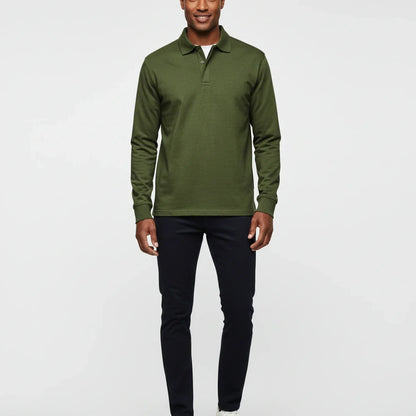 Liam | Men's Spring Long-Sleeve Polo Shirt