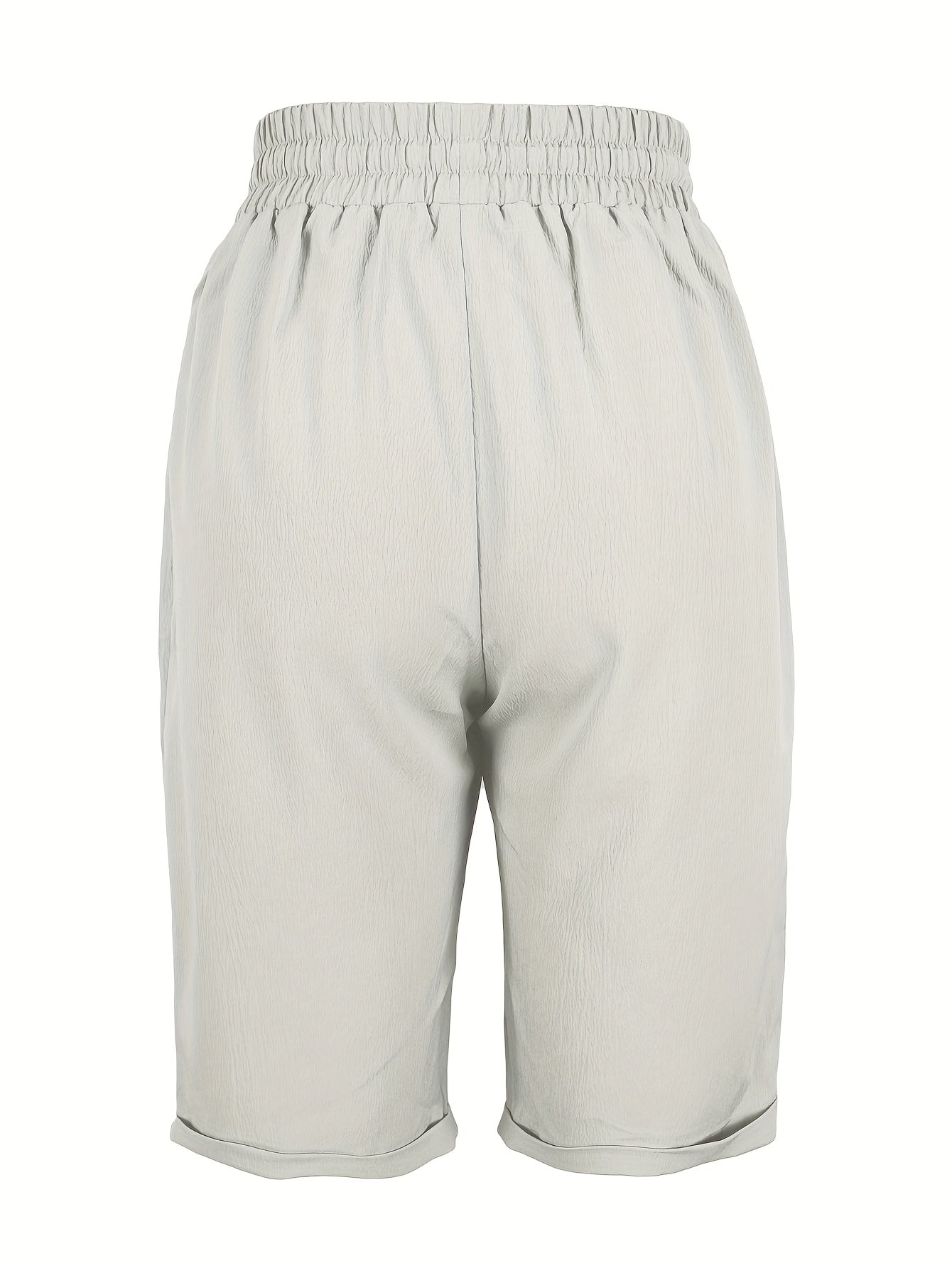 Women's Drawstring Knee Length Shorts