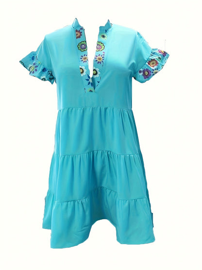 Women's Boho Flowy Cocktail Dress