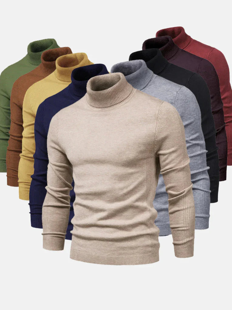 Men's Turtleneck Sweater Washable