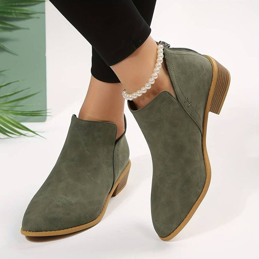 Women's Suede Boots - Fashinoza