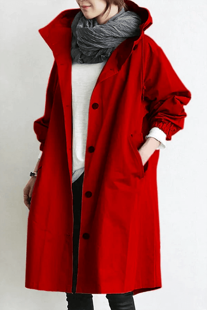 Women's Waterproof Rain Cape Lightweight Breathable Jacket