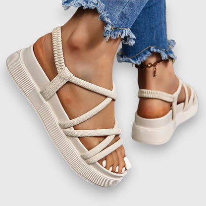 Women's Sandals Leather Rosalind Brown